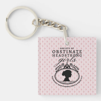 Llavero Sociedad Jane Austen de Chicas Obstinadas y Terca