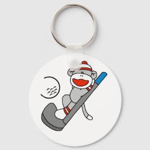 Llavero Sock Monkey Golf
