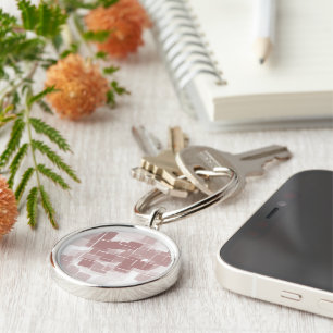 Llavero "Soda de uva" Arte geométrico