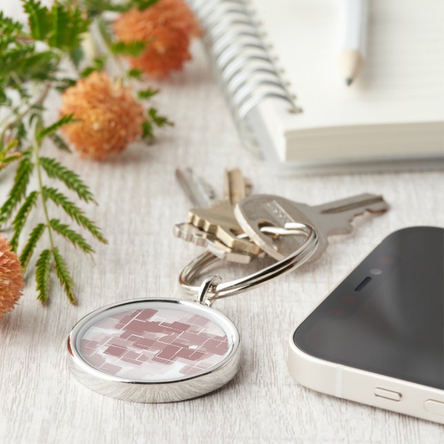 Llavero "Soda de uva" Arte geométrico (Lado)