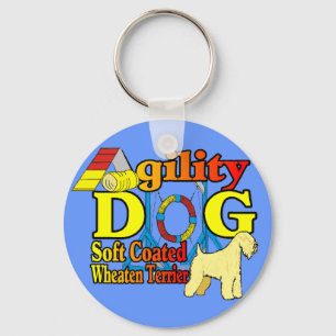 Llavero Soft_Coated_Wheaten_Terrier_Agility