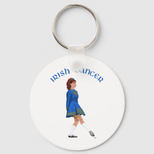 Llavero Soft Shoe Irish Dancer in Blue