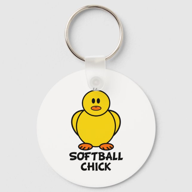 Llavero Softball Chick (Anverso)