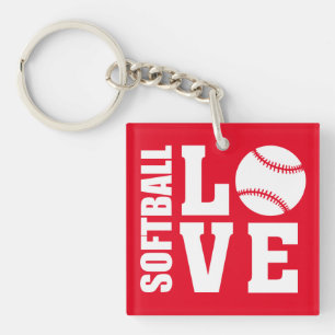 Llavero Softball Love, Softball
