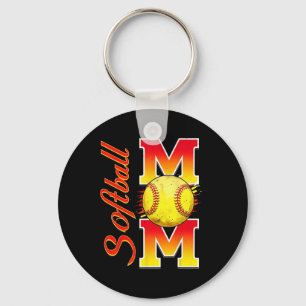 Llavero Softball Mom Funny Baseball Mother's Day Softb