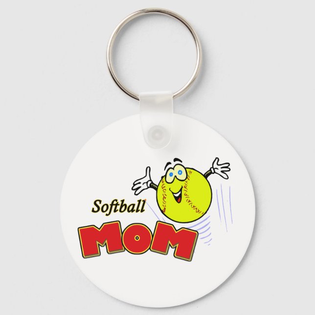 Llavero Softball Mom II (Anverso)
