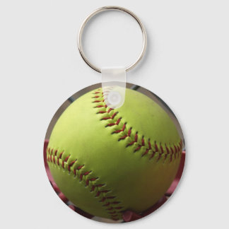 Llavero Softbol amarillo