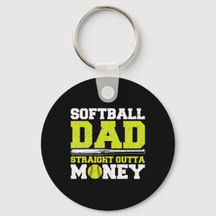Llavero Softll Dad Straight Outta Money Funny