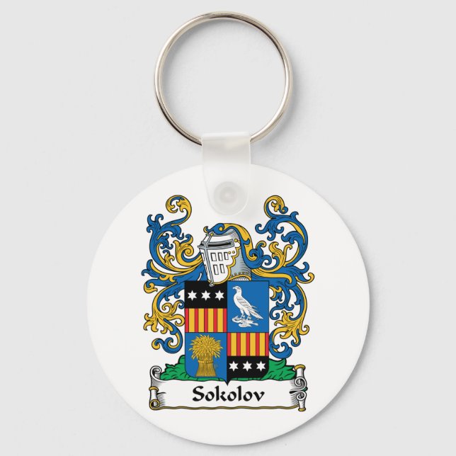 Llavero Sokolov Family Crest (Anverso)