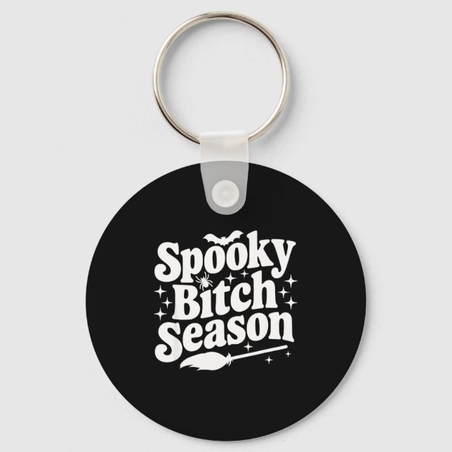 Llavero Soky Season Retro Halloween Witch Quote Saying Gif (Anverso)