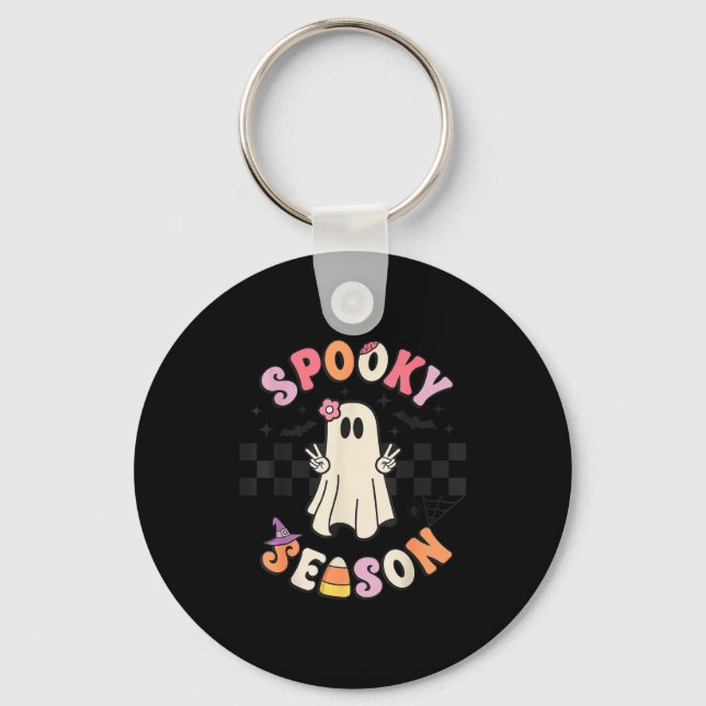 Llavero Soky Season Retro Happy Halloween Ghost Women Todd (Anverso)