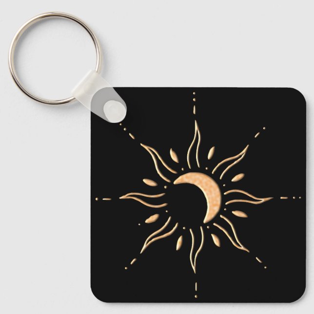 Llavero Sol Dorado  (Anverso)