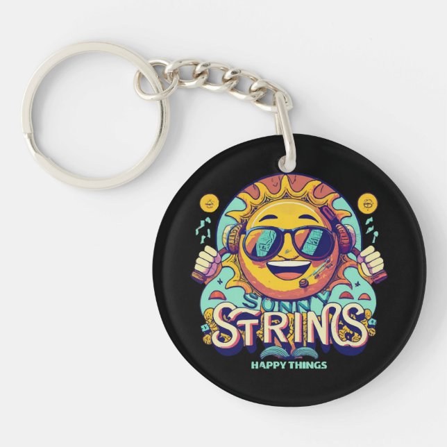 Llavero sol hip hop (Frente)