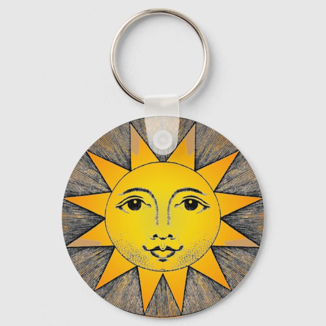 Llavero Sol sonriente (Anverso)