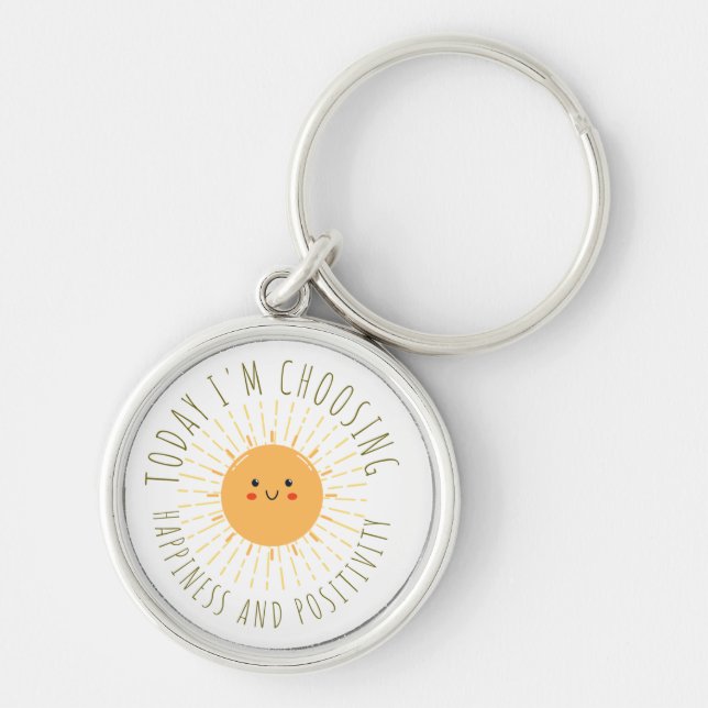Llavero Sol sonriente lindo  (Frente)