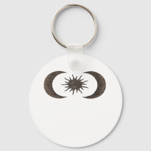 Llavero Sol Y Luna De Whimsigoth