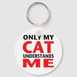 Llavero Solamente mi gato me entiende