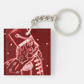 Llavero SOLDADO de JUGUETE del CASCANUECES en rojo