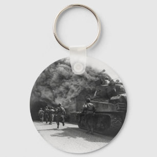 Llavero Soldados de la 55ª Infantería Armada Segunda Guerr