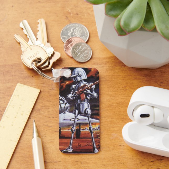 Llavero Soldados de robots militares de ciencia ficción vi (Escritorio )