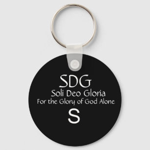 Llavero Soli Deo Gloria