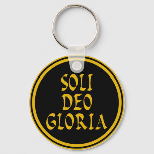 Llavero Soli Deo Gloria