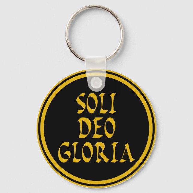 Llavero Soli Deo Gloria (Anverso)