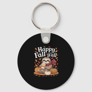 Llavero Sollozos sosteniendo calabaza spice happy Fall Yal