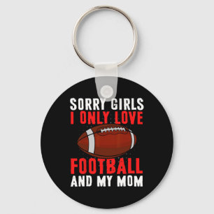 Llavero Solo Amo El Fútbol Y A Mi Mamá El día de San Valen