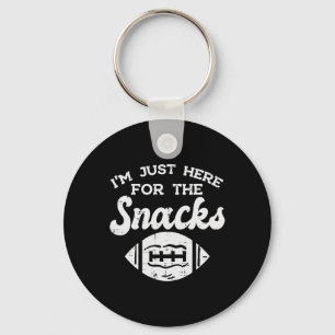 Llavero Solo Aquí Por Snacks Fútbol Americano Divertido Ho