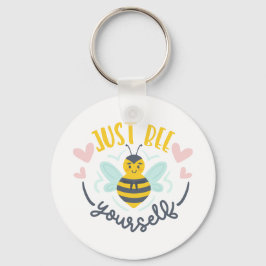 Llavero Sólo Bee Yourself Cute Bee