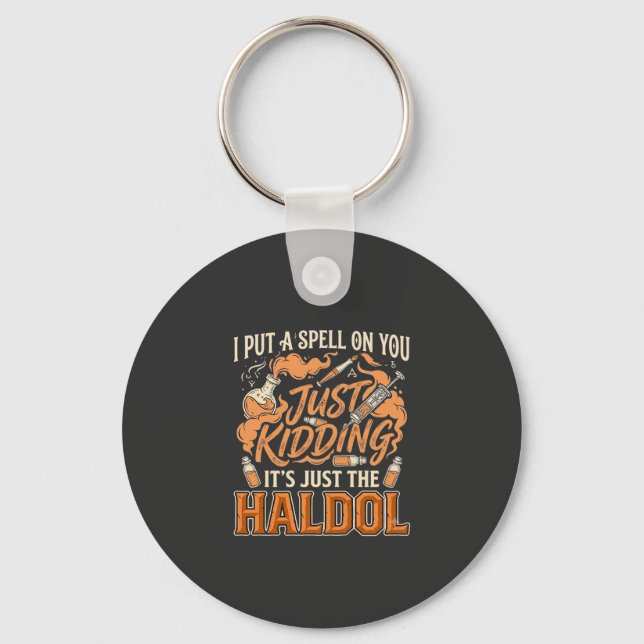 Llavero Solo Bromeando Haldol Halloween Potion Botella Jer (Anverso)