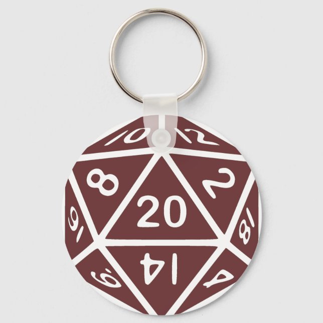 Llavero Solo D20 (Anverso)