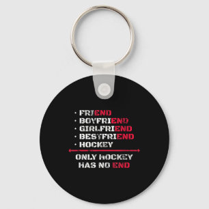 Llavero Solo el hockey no tiene fin Hockey sobre hielo Hoc