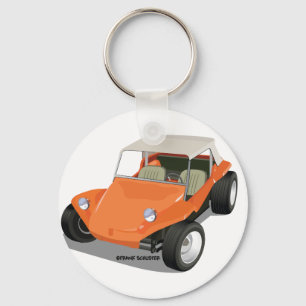 Llavero Sólo Manx Naranja