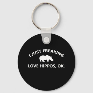 Llavero Solo me encanta el regalo de Hippos