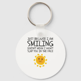 Llavero Solo porque estoy sonriendo humor de Novedad dulce