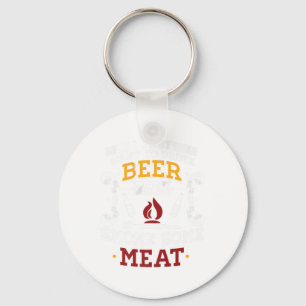 Llavero Solo Quiero Beber Cerveza Y Fumar Un Poco De Carne