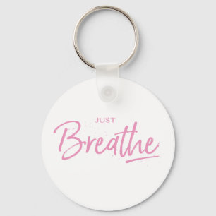 Llavero Sólo Respira, Yoga, Cita Zen