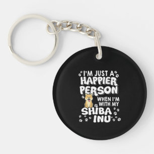 Llavero Solo soy una persona feliz cuando estoy con mi shi