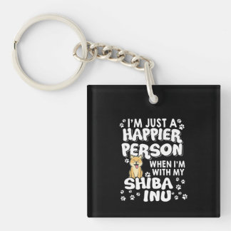 Llavero Solo soy una persona feliz cuando estoy con mi shi