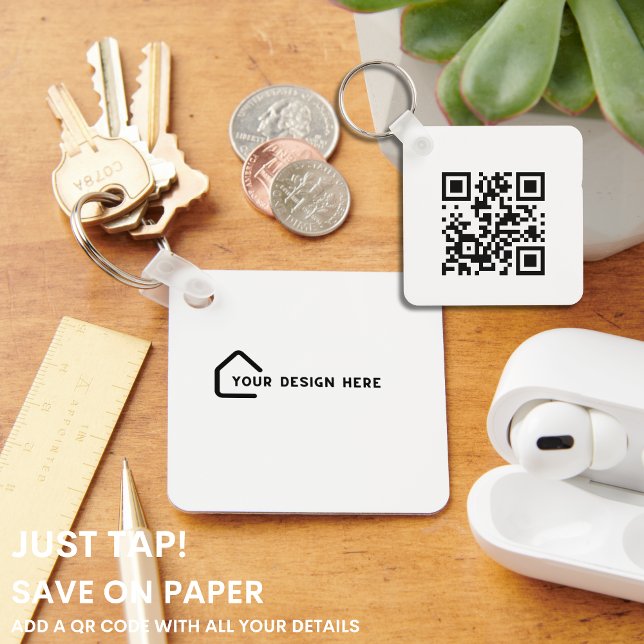 Llavero SÓLO TAP | AGENTE REALTOR DE tarjetas de visita QR (Subido por el creador)