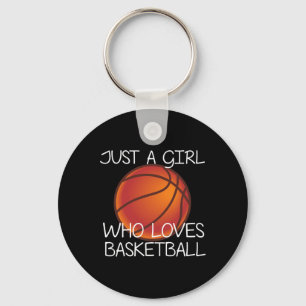 Llavero Solo un Chica al que le gusta el baloncesto deport