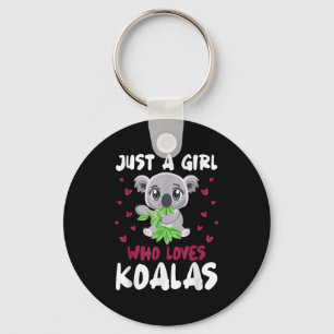 Llavero Solo un Chica que ama a Koalas Funny Koala Lover Q