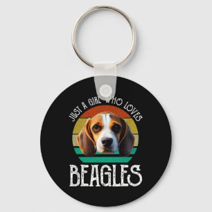 Llavero Sólo Un Chica Que Ama A Los Beagles