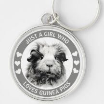 Solo un Chica que ama a los cerdos de Guinea (mono