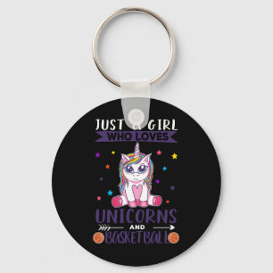 Llavero Solo Un Chica Que Ama A Los Unicornios Y Al Balonc