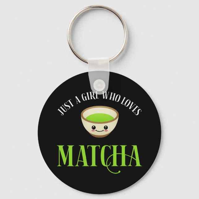 Llavero Solo un Chica que ama a Matcha (Anverso)
