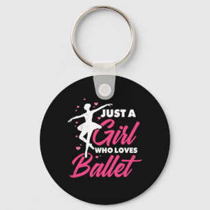 Llavero Solo un Chica que ama el baile ballet