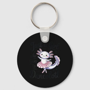 Llavero Sólo un Chica que ama el ballet Dancolotl Dance Ax